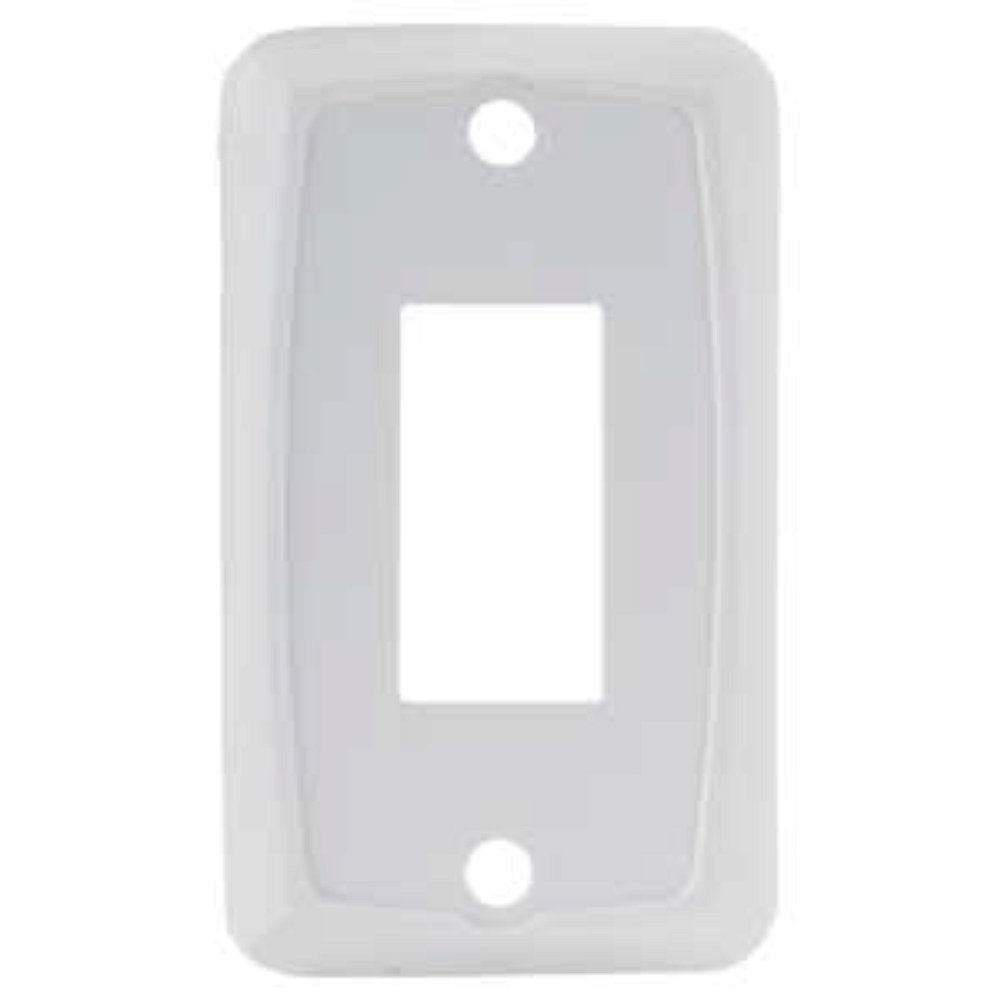JR PRODUCTS 12841-5 JR Products 12841-5 White Single Switch Wall Plate, (Pack of 5)