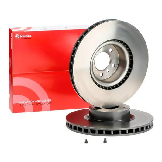 BREMBO 09A77111C02 Brembo 09.A771.11 UV Coated Pillar Vented Front Brake Rotor LAND ROVER OE# LR011591