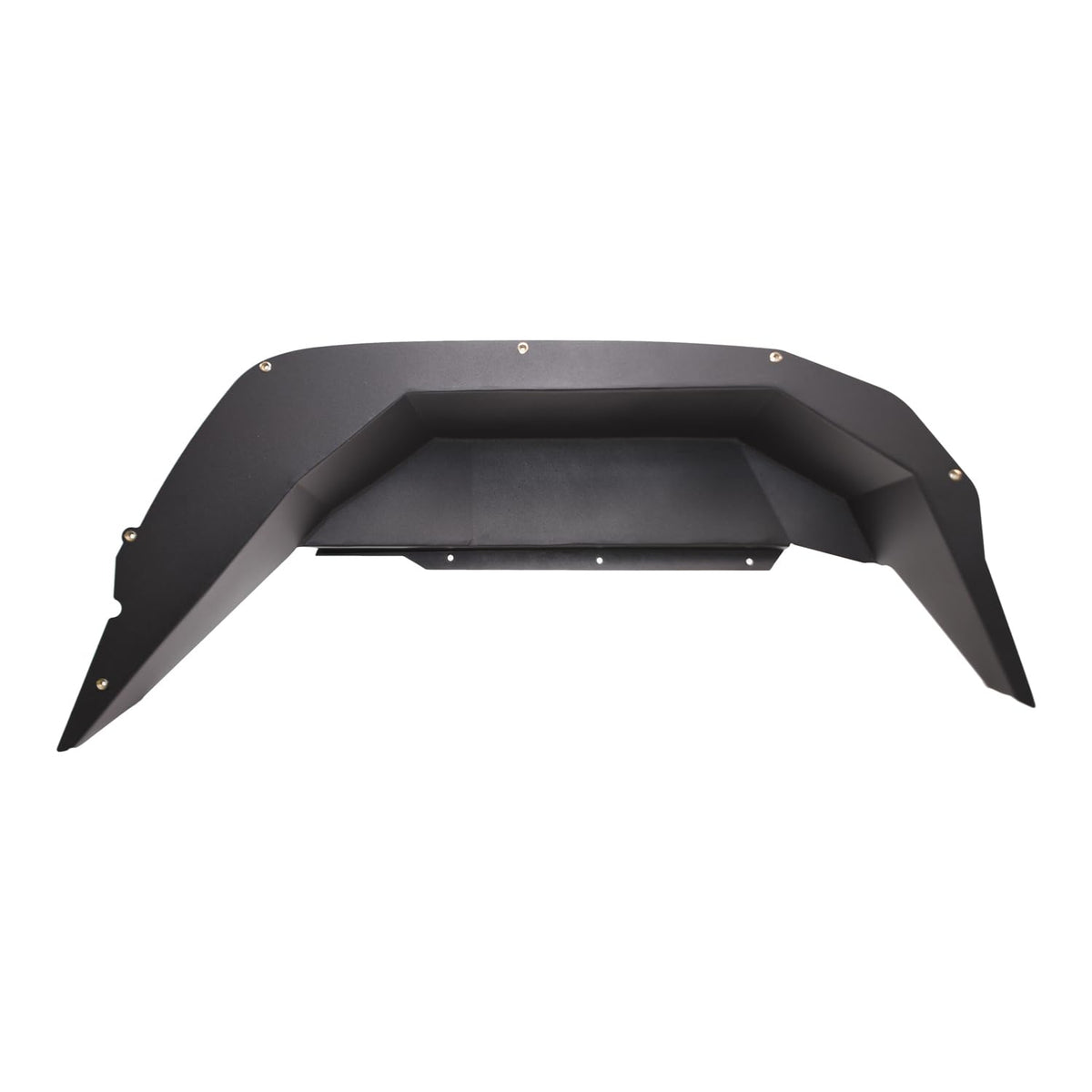 TRAILFX JL010RI TrailFX Fender Well Liners Fits Jeep Gladiator JT 2020-2025 Set of 2 Rear Black Powder Coated Liners Aluminum with Mounting Hardware TrailFX JL010RI