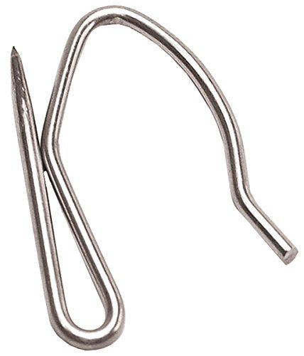 RV DESIGNER A113 RV Designer A113 Stainless Steel Drape Hook, 14 Per Pack, Window Covering Hardware