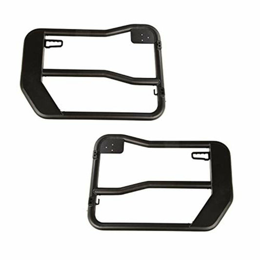 RUGGED RIDGE 11509.15 Rugged Ridge Fortis Tube Doors for Jeep Wrangler/Gladiator | Front, w/Mirrors | 11509.15 | Fits 2018-2025 Jeep Wrangler JL; 2020-2025 Jeep Gladiator JT