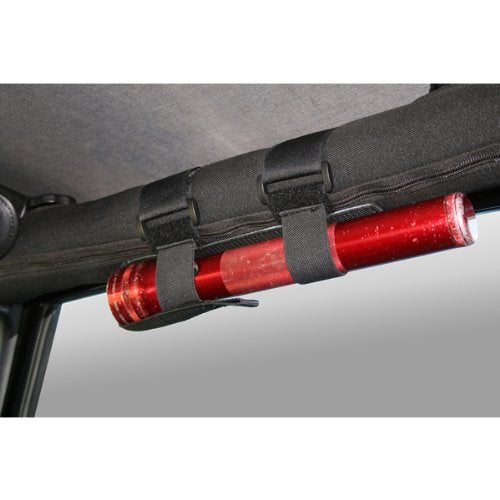 RUGGED RIDGE 11205.20 Rugged Ridge 11205.20 Flashlight Holder, Sport Bar Mounted, Black; 55-Current CJ/Wrangler