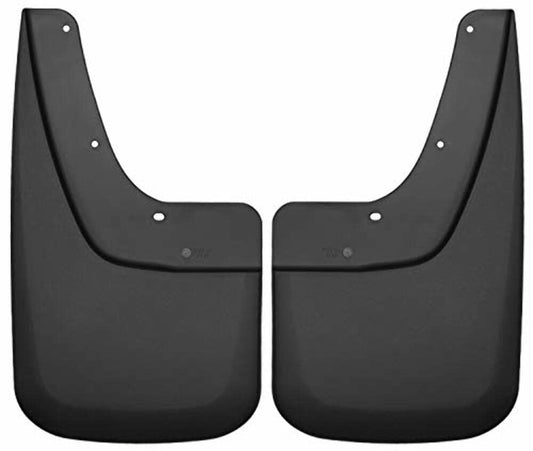 Husky Liners 57891 Husky Liners Mud Guards – Rear Mud Guards - Black – 57891 – Fits 2014-2018 GMC Sierra 1500, 2019 GMC Sierra 1500 Limited, 2015-2019 GMC Sierra 2500/3500 HD w/Single Rear Wheels 2 Pcs