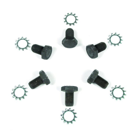 MR GASKET 6710 Mr. Gasket Flexplate, Bolts Gr.8 Gm, Black