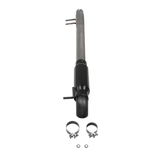 FLOWMASTER 818110 Flowmaster 818110 Outlaw Extreme High Clearance Cat-Back Exhaust Kit 3 Inch 409 Stainless Steel Black Single Dump Style Turndown Compatible with 2007-2018 Jeep Wrangler JK 3.6L 3.8L V6