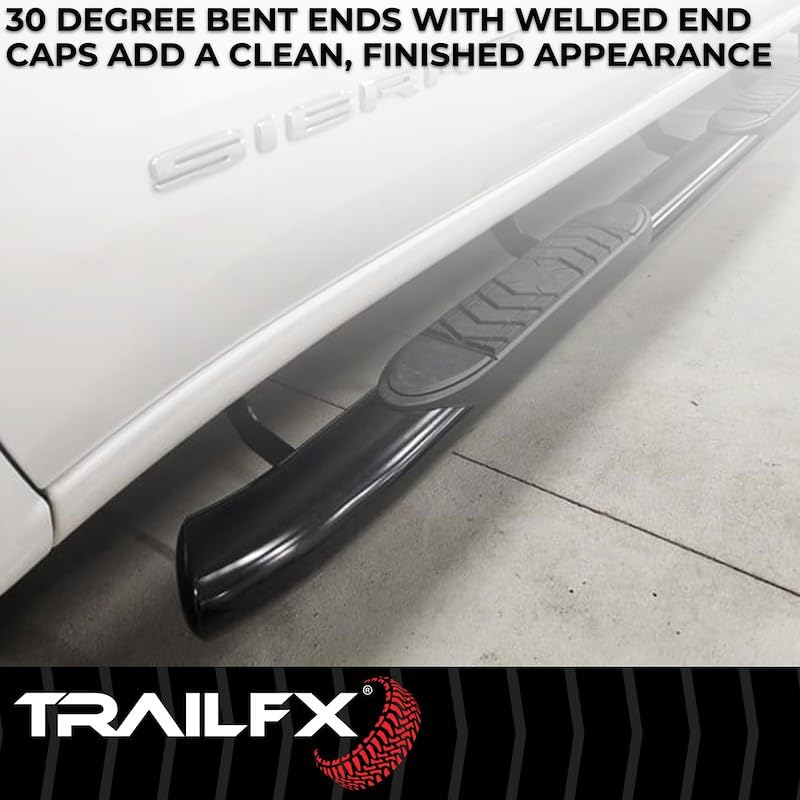 TRAILFX A7064B Trailfx Trail FX A7064B 5" Oval Bent END BAR BLK