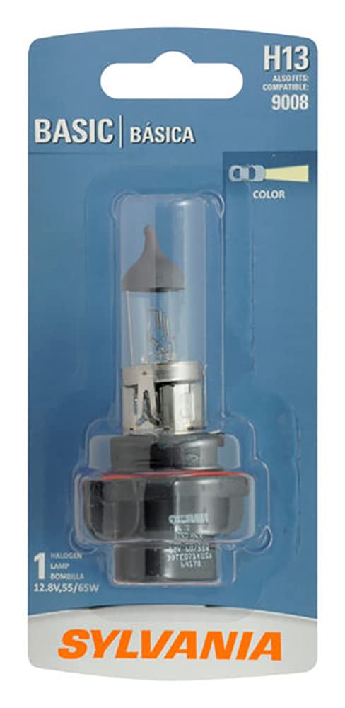 SYLVANIA H13.BX Sylvania - H13 Basic - High Performance Halogen Bulb, 33783 (1 Pack)