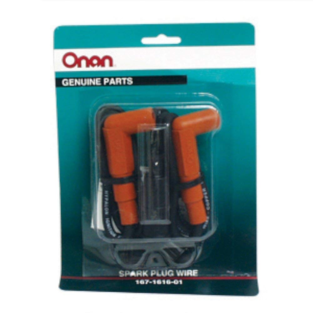 CUMMINS NW 167-1616-01 CUMMINS NW 167161601 Onan Spark Plug Wire, (Pack of 2)