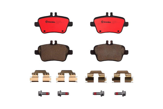 BREMBO P50091N Brembo P50091N Premium Ceramic Rear Disc Brake Pad Set MERCEDES-BENZ OE# A0074209420