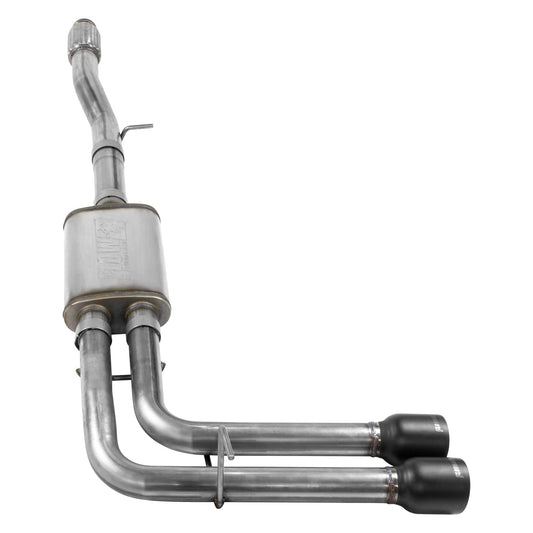 FLOWMASTER 717787 Flowmaster 717787 FlowFX Cat-Back Exhaust Kit Dual 2.5 Inch Stainless Steel 4 Inch Black Ceramic Tips Compatible with 2014-2019 Classic Body Chevy Silverado GMC Sierra 1500 Crew Double Cab 4.3L 5.3L