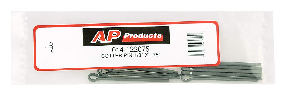 AP PRODUCTS 014-122075-10 RV Motorhome Trailer Motorhome Trailer 10 Pack Cotter Pin, 1/8 X 1.75