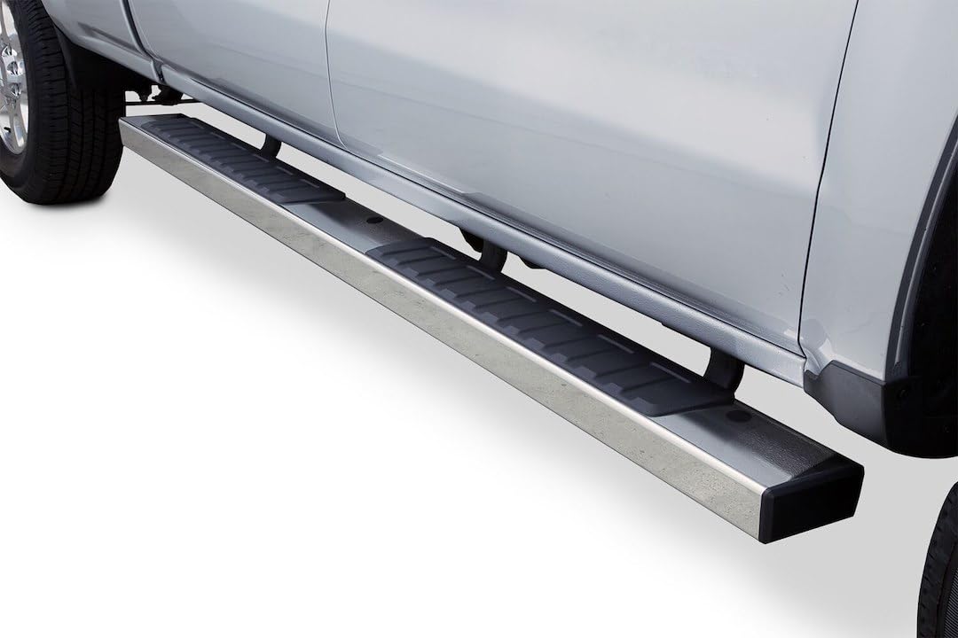 GO RHINO 6862404787PS Go Rhino 6" OE Xtreme II Sidesteps & Brackets | Stainless Steel, Polished | 6862404787PS | Fits 2019 - 2025 Chevrolet Silverado & GMC Sierra Crew Cab (See description)