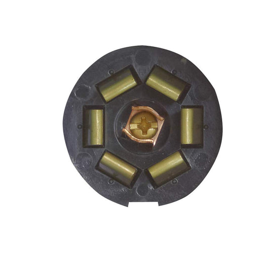 RV DESIGNER P703 RV Designer P703 Pollak 7-Way RV Trailer Connector Socket, Chrome-Plated