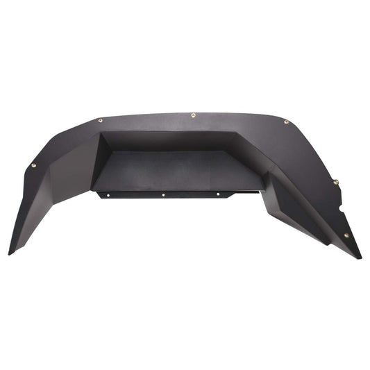 TRAILFX JL010RI TrailFX Fender Well Liners Fits Jeep Gladiator JT 2020-2025 Set of 2 Rear Black Powder Coated Liners Aluminum with Mounting Hardware TrailFX JL010RI