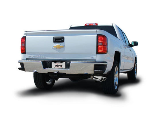BORLA 140550 BORLA 140550 Cat-Back Sys. for '14-'18 Chevrolet Silv. 1500/ GMC Sierra 1500/2019 Silv. 1500 LD/Sierra 1500 LD ONLY 5.3L V8 AT/MT 2&4WD Ext. Cab (6' 7") Bed 143.5" WB/Crew Cab (5' 9") Bed 143.5" WB