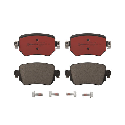 BREMBO P85140N Brembo P85140N Premium Ceramic Rear Disc Brake Pad Set AUDI/SEAT OE# 8U0698451F