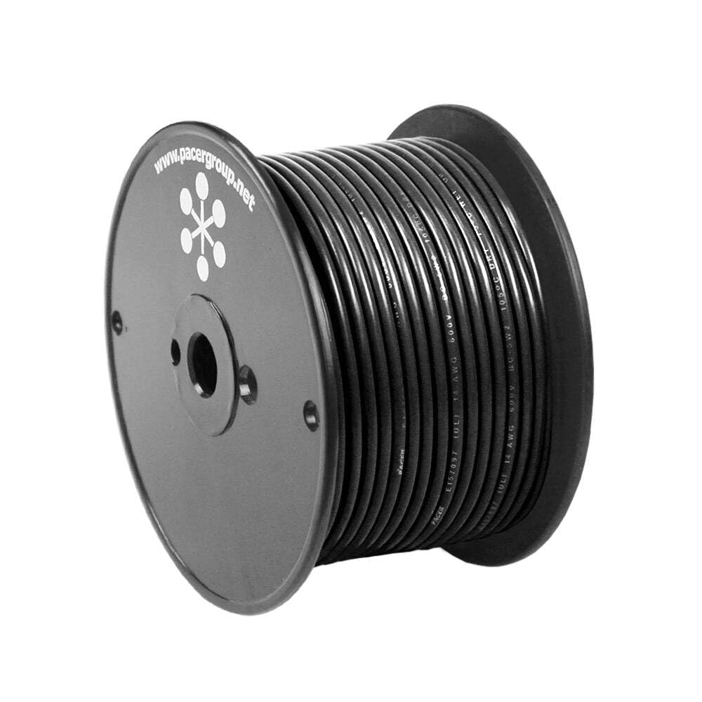 PACER WUL8BK-100 Pacer WUL8BK-100 8 AWG UL BK TC WIRE 100FT RL
