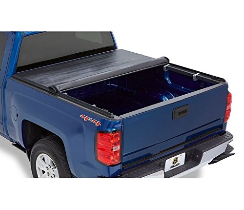 BESTOP 19146-01 Bestop 19146-01 EZ-Roll Tonneau Cover for 2005-2018 Nissan Frontier Double Cab (w/ and w/o utility rails), 4.9' bed