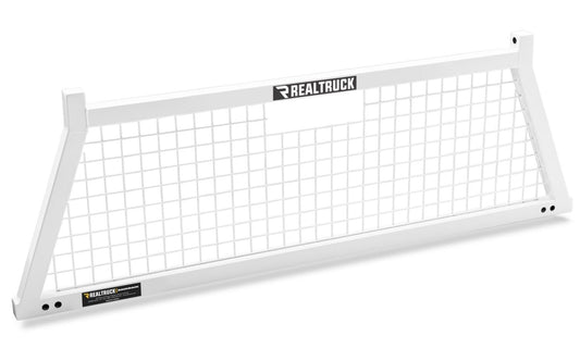 BACKRACK 10800W RealTruck BACKRACK Safety Rack Frame Only, White | 10800W | Fits 2017-2020 Ford F-250/F-350/F-450/F-550; 2011-2025 Dodge RAM 1500; 2019-2022 Dodge RAM 1500 Classic; 2004-2025 Nissan Titan & Others