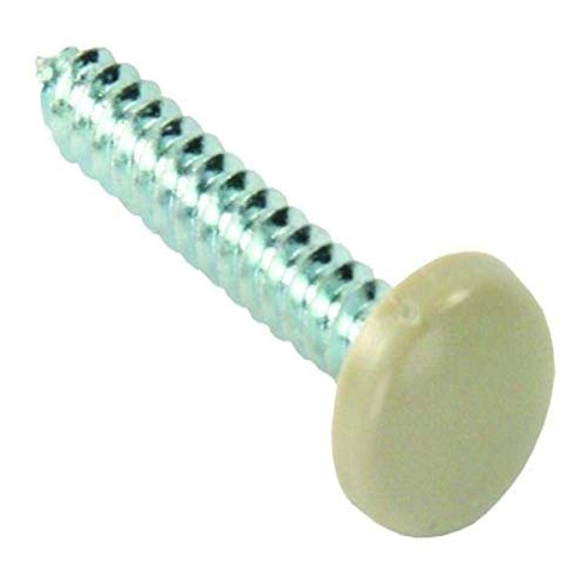 JR PRODUCTS 20425 JR Products 20425 Kappet Screws with Covers, Pack of 14 - Beige