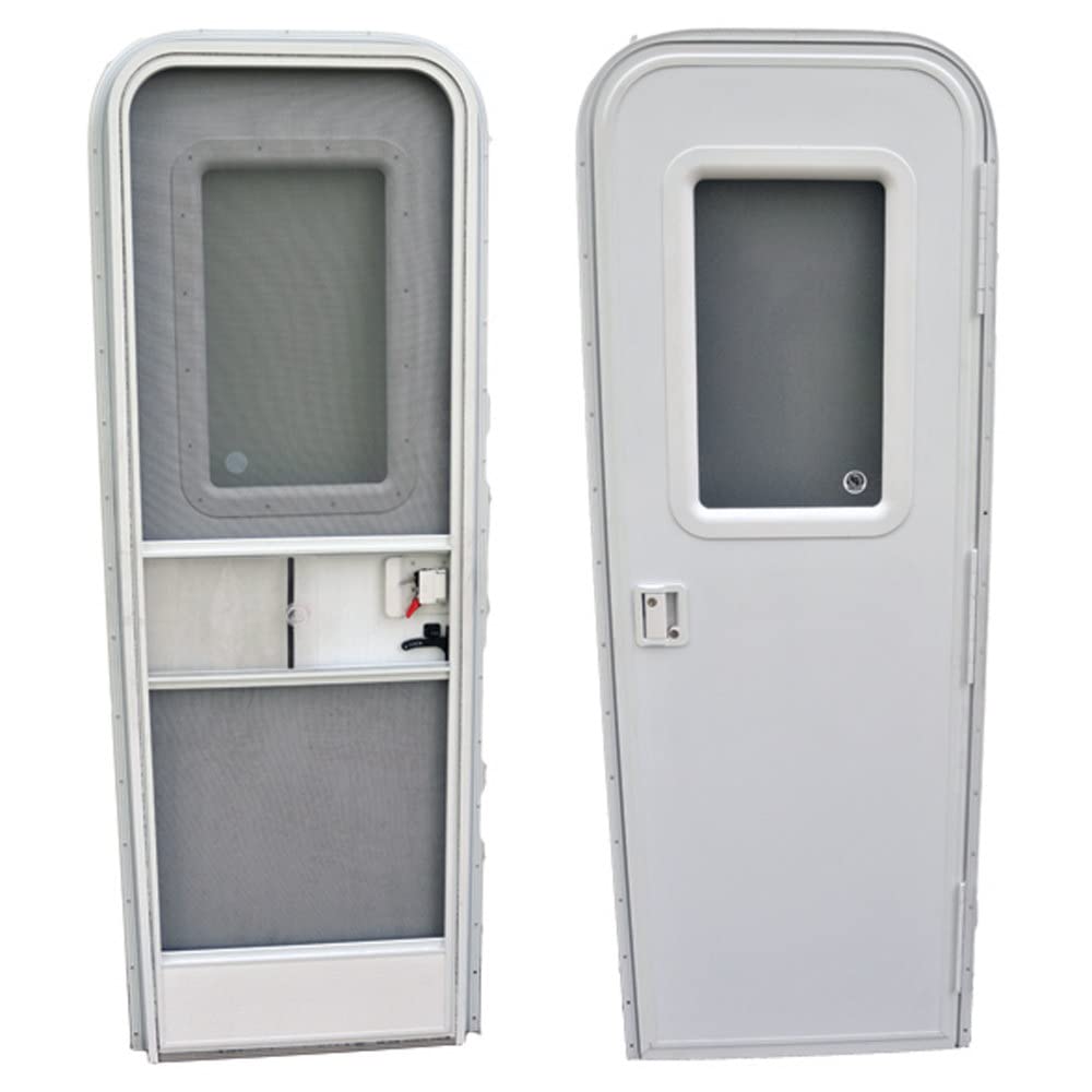 AP PRODUCTS 015-206319 AP Products 015-206319 RV Radius Entrance Door - 24" x 72", Polar White