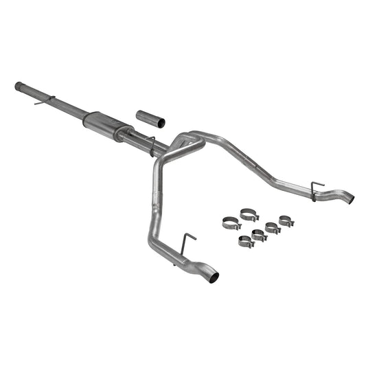 FLOWMASTER 717890 Flowmaster 717890 FlowFX Cat-Back Exhaust Kit 3.5 Inch Dual 2.5 Inch Tailpipes 409 Stainless Steel Compatible with 2019-2023 Chevy Silverado GMC Sierra 1500 6.2L 2/4WD and all Wheelbases