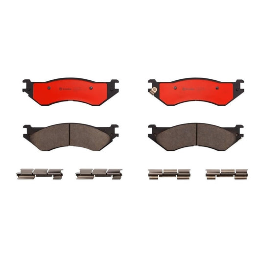 BREMBO P18023N Brembo P18023N Premium Ceramic Rear Disc Brake Pad Set DODGE OE# 5093257AA