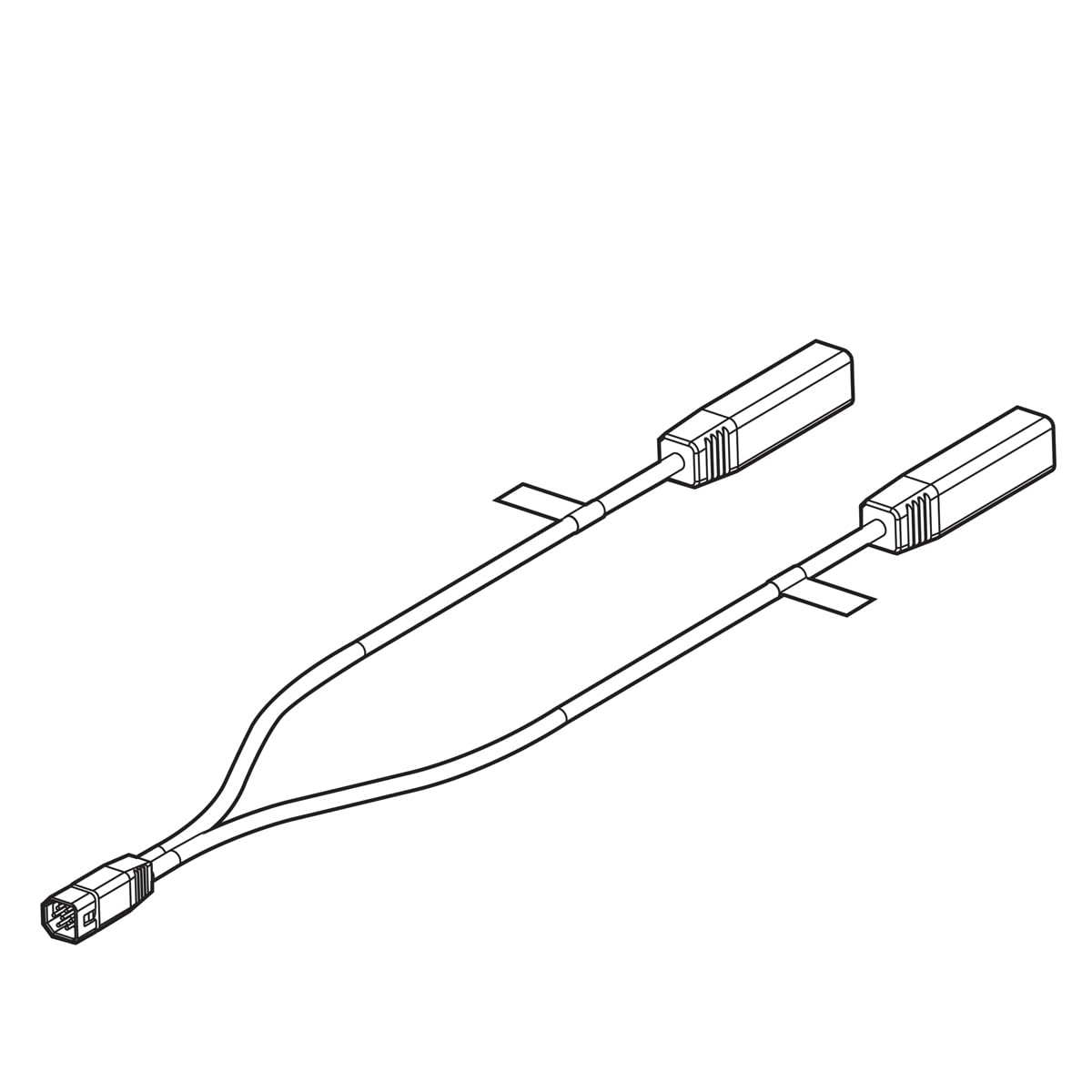 HUMMINBIRD 720101-1 Humminbird Splitter Cable, Helix Side Imaging & 2D Sonar – 9 M SIDB Y