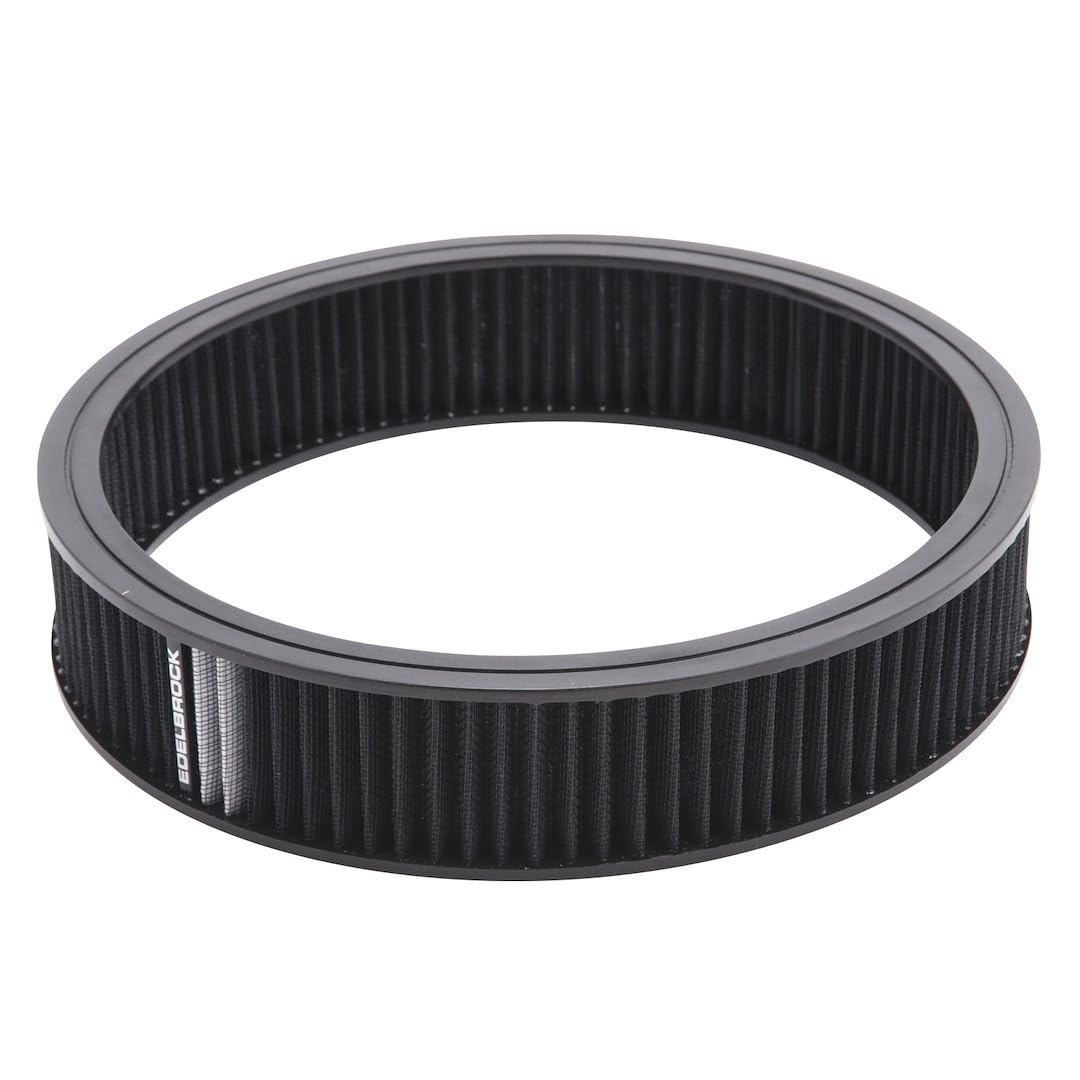 EDELBROCK 43668 Edelbrock 43668 Air Cleaner Element, Black, One Size