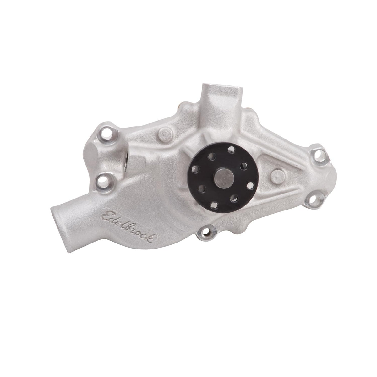 EDELBROCK 88120 Edelbrock Water Pump, Mechanical, Victor Series, 3/4 in Pilot, Short Design, Aluminum, Natural, compatible with Small Block Chevy, Each