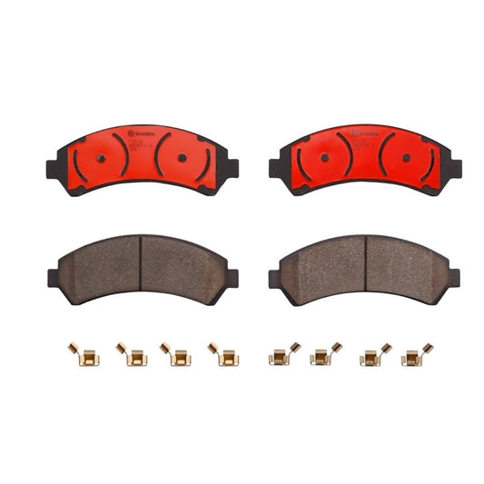 BREMBO P10016N Brembo P10016N Premium Ceramic Front Disc Brake Pad Set CHEVROLET OE# 18024863
