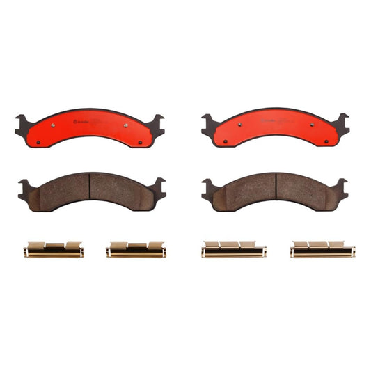 BREMBO P18006N Brembo P18006N Premium Ceramic Front Disc Brake Pad Set DODGE OE# 5015254AA