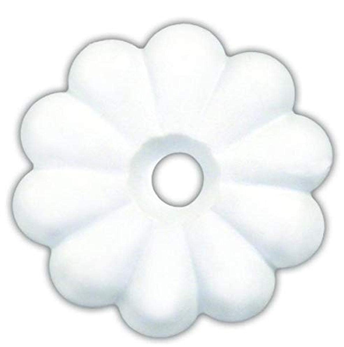 JR PRODUCTS 20455 JR Products 20455 Plastic Rosette, Pack of 14 - White