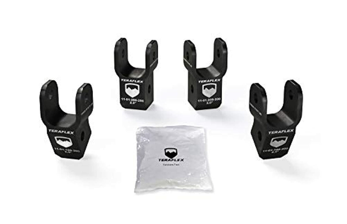 TERAFLEX 1985200 TeraFlex 1985200 2" JL/JLU Wrangler Shock Extension, 1 Pack