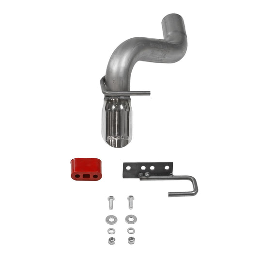 FLOWMASTER 818125 Flowmaster 818125 Outlaw Axle-Back Exhaust Kit no Muffler 2.5 Inch 409 Stainless Steel Single 3 Inch Polished Tip Compatible with 2021-2024 Ford Bronco 2.3L 2.7L 2 & 4-Wheel Drive 2 & 4 Door