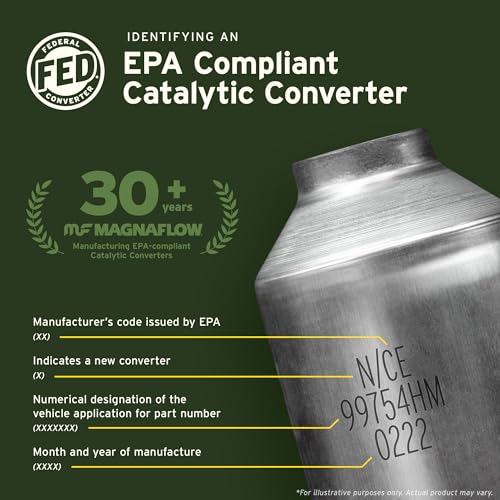 MAGNAFLOW 93307 MagnaFlow Direct-Fit Catalytic Converter 93307 (Federal/EPA Compliant)