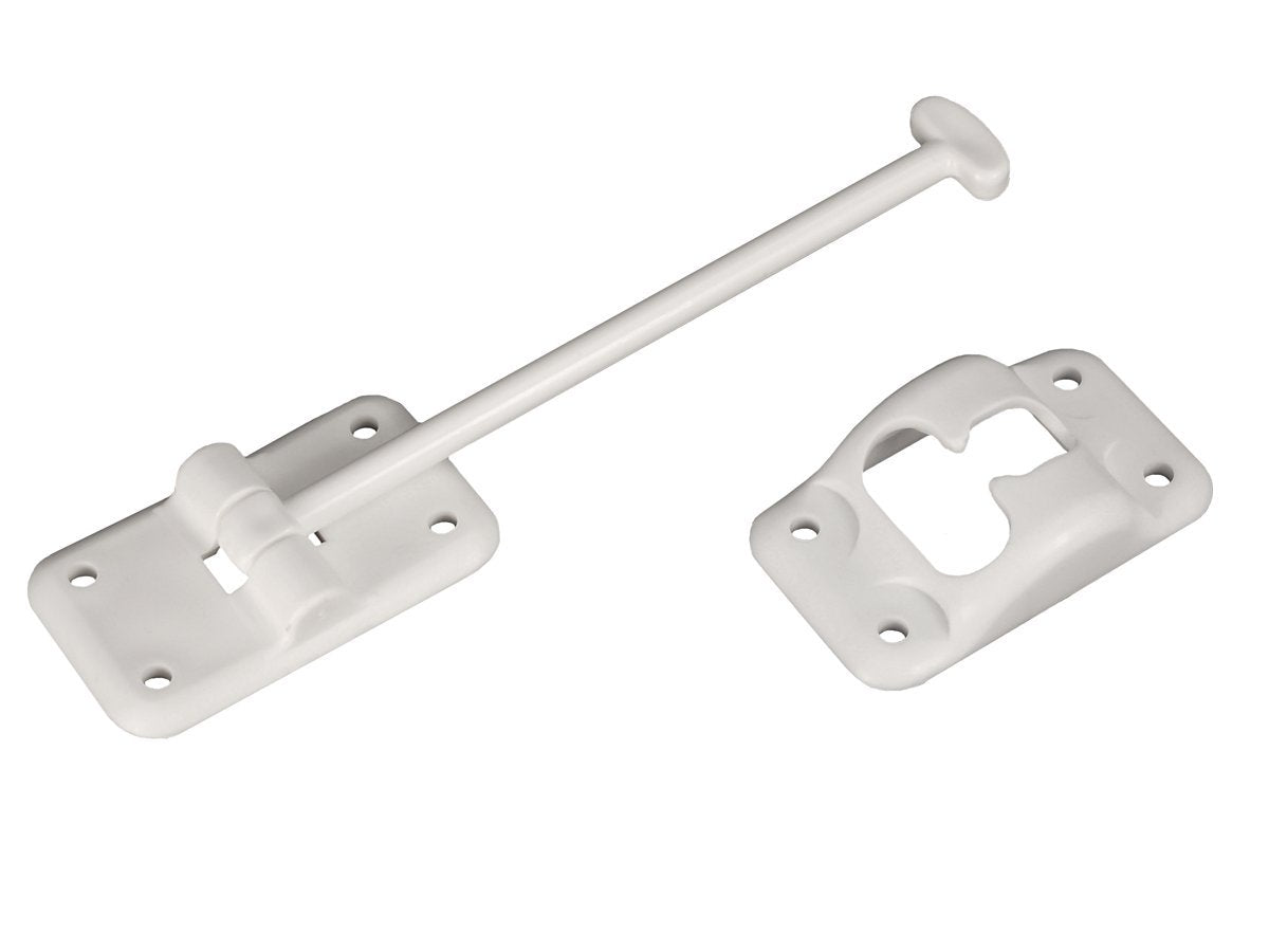 RV DESIGNER E235 RV Designer E235-6" T-Style RV Entry Door Holder, White