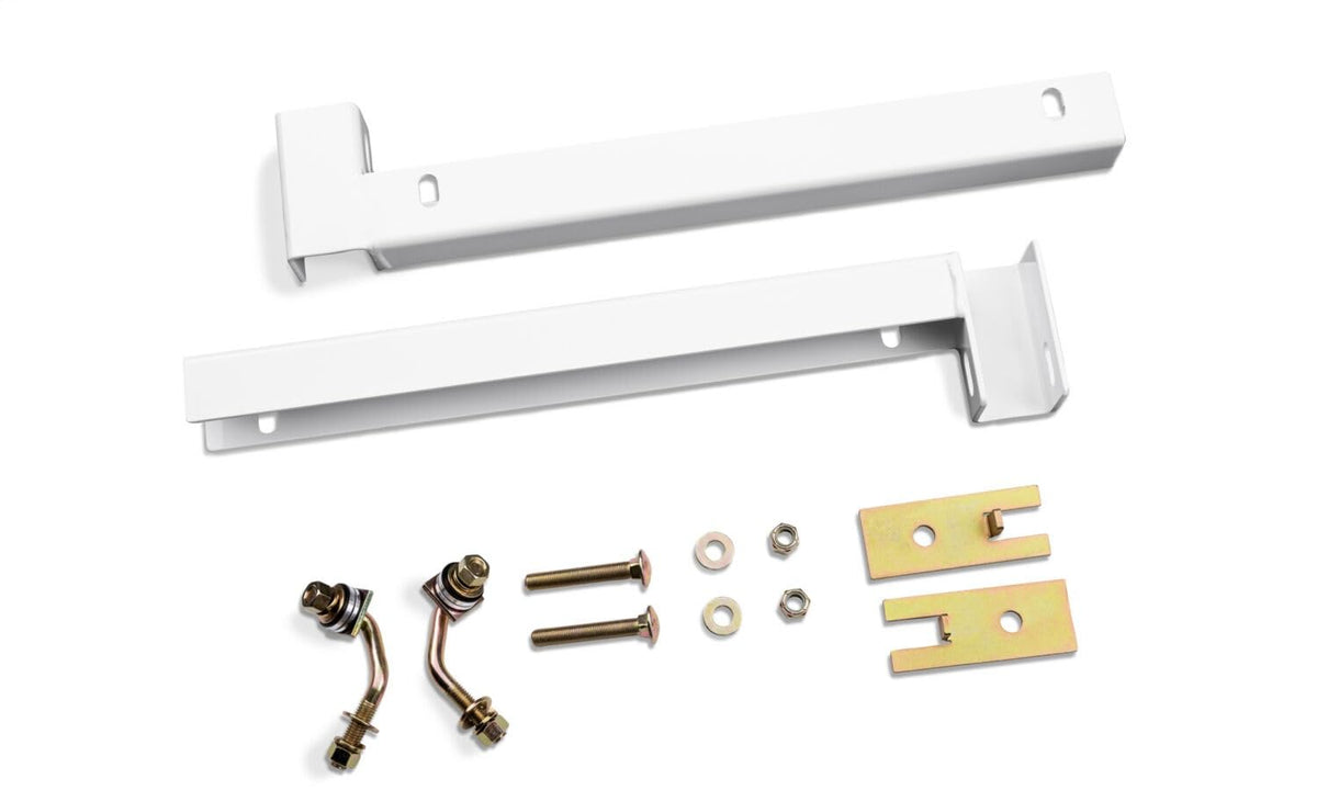 Backrack 30119LPW RealTruck BACKRACK Hardware Kit for use w/ 21" Toolbox, Low Profile, White, N – 30119LPW – Fits 2002-2025 RAM 1500/2500/3500; 2019-2025 Chevrolet/GMC Silverado/Sierra 1500 New Body Style & Others