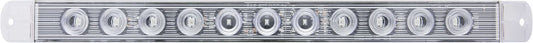 OPTRONICS STL89RCB Optronics Led Stt Bar 17" Red-Clr Lens 11-Diode W/Clr Lens +80