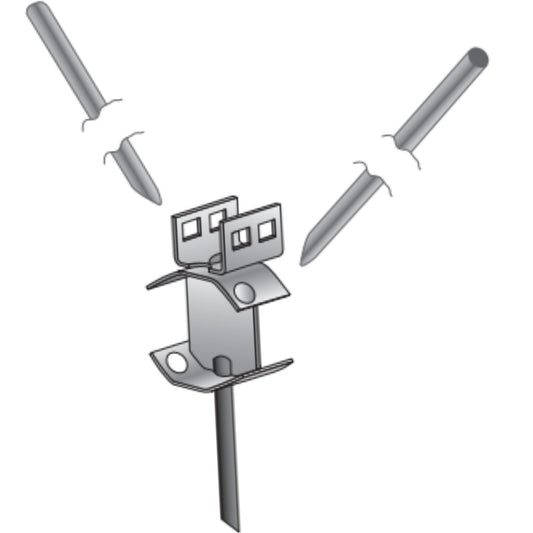 TIE DOWN 59110 Tie Down Cross Drive Rock Anchor – Heavy-Duty 30” Anchor with Swivel Head for Secure Rock Installation 1 in Box