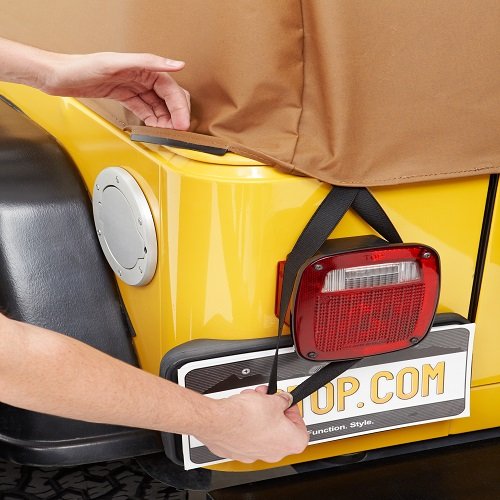 BESTOP 81035-09 Bestop All Weather Trail Cover 8103509 for Jeep CJ7/YJ 1976-1991