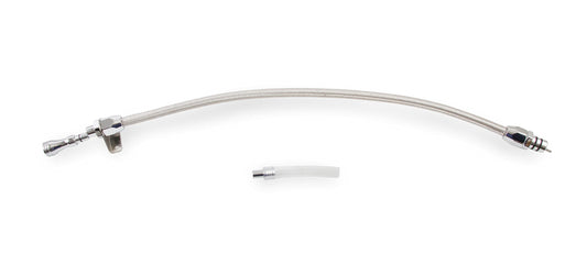 MR GASKET 9704G Mr. Gasket 9704G Automatic Transmission Dipstick & Tube - Braided Stainless Steel