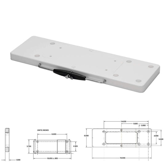 MINN KOTA 1854019 Minn Kota RTA-19 Quick Release Bracket for Trolling Motors