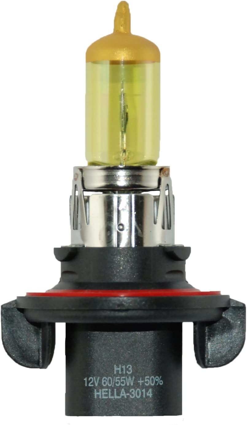 Hella H13YL BULB H13 12V 60/55W P26.4T T4 YELLOW (2