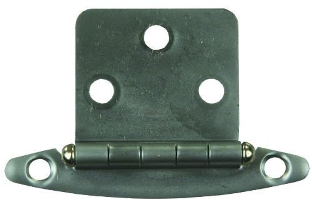 JR PRODUCTS 70655 JR Products 70655 Free Swing Flush Mount Hinge - Chrome 1-3/4 x 2-3/4, Satin Nickel