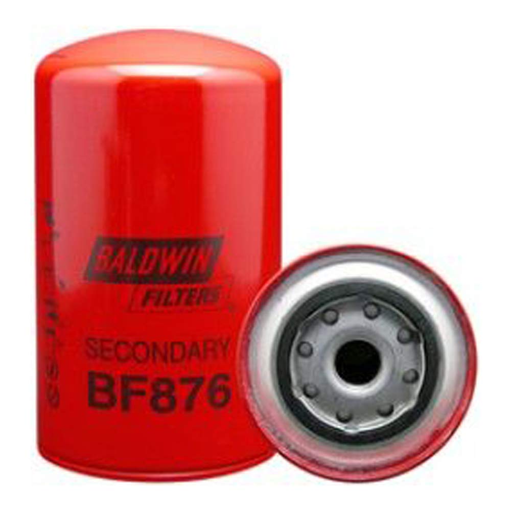 BALDWIN FILTERS BF876 Baldwin Fuel Filter, 7-11/32 x 4-1/4 x 7-11/32 In