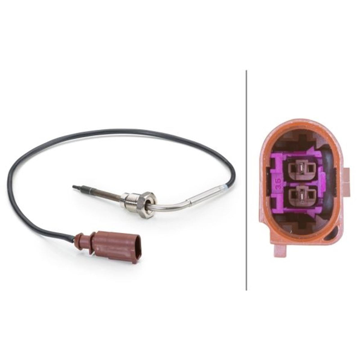 Hella 014494231 Sensor, Exhaust Gas Te...