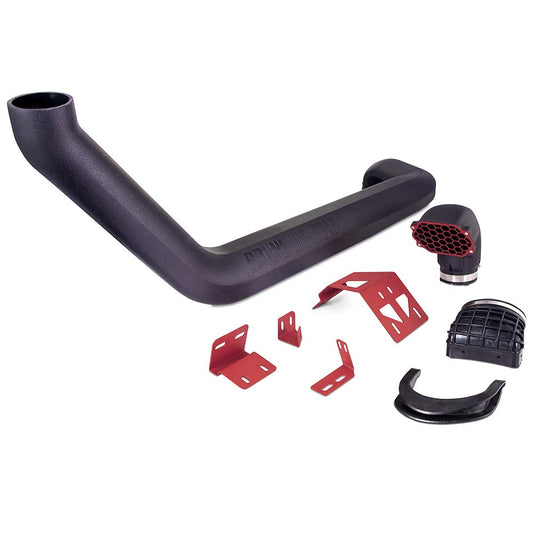 MISHIMOTO MMAI-JL-18NMWRD Mishimoto Borne Off-Road by MMAI-JL-18NMWRD Snorkel, Compatible with Jeep Wrangler JL, 2018+, Micro-Wrinkle Red