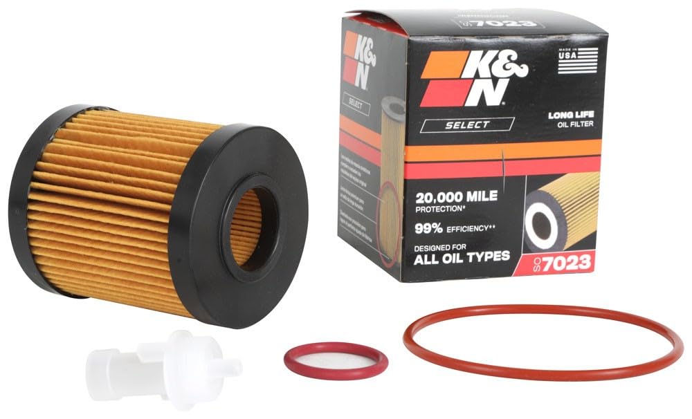 K&N FILTER SO-7023 K&N Select Oil Filter: Designed to Protect your Engine, SO-7023
