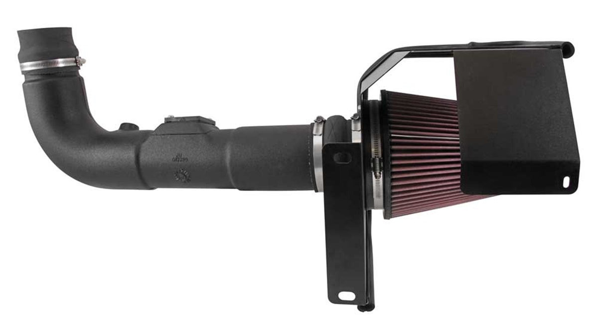 K&N FILTER 63-3085 K&N Cold Air Intake System: High-Flow Air Filter, Increase Performance & Towing: Compatible with 2014-2018 Chevroler/GMC: Silverado 1500, Sierra 1500, 63-3085